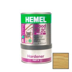 Масло для дерева двухкомпонентное Hemel Wood Oil 2C 3511H Бесцветный А (0,75 л) + B (15 л) 0,9 л