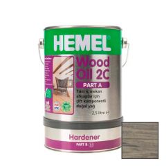 Масло для дерева двухкомпонентное Hemel Wood Oil 2C 3515H Светло-серый А (2,5 л) + B (0,5 л) 3 л
