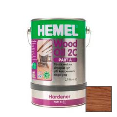 Масло для дерева двухкомпонентное Hemel Wood Oil 2C 3517H Махагон А (2,5 л) + B (0,5 л) 3 л