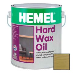 Масло с твердым воском Hemel Hardwax Oil матовый 3000Н Бесцветная база 2,37 л