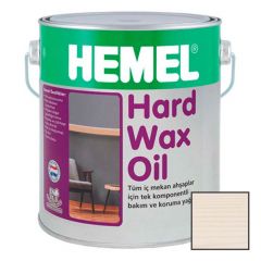 Масло с твердым воском Hemel Hardwax Oil матовый 3011Н Белый 0,18 л