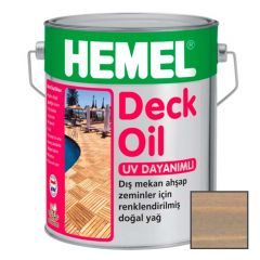 Масло для террас Hemel Deck Oil матовый 3114Н Серый базальт 0,18 л