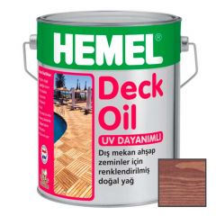 Масло для террас Hemel Deck Oil матовый 3116Н Красный сандал 0,18 л