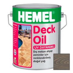 Масло для террас Hemel Deck Oil матовый 3118Н Галька 0,18 л