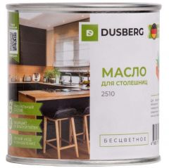 Масло для столешниц и мебели Dusberg шелковисто-глянцевый бесцветный 2510, 0,375 л