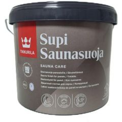 Защитный состав Tikkurila (Тиккурила) Supi saunasuoja для стен и потолков в бане и сауне 2,7 л