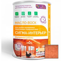 Масло-воск Сигма Колор (Sigma Color) Сигма-интерьер 015 Тик 1 л.