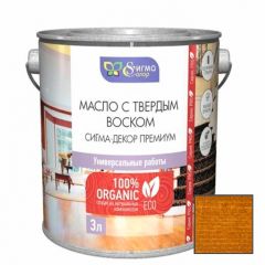 Масло с твердым воском Сигма Колор (Sigma Color) Сигма-декор премиум 006 Клен 3 л.