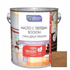 Масло с твердым воском Сигма Колор (Sigma Color) Сигма-декор премиум 011 Дуб 3 л.