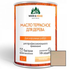 Масло террасное для дерева Wood House (Вуд Хаус) 003 Бежевый 3 л.