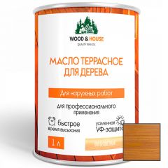 Масло террасное для дерева Wood House (Вуд Хаус) 006 Клён 3 л.