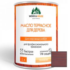 Масло террасное для дерева Wood House (Вуд Хаус) 009 Палисандр 3 л.