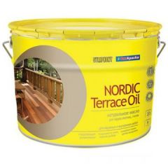 Масло для деревянных террас и настилов Symphony Nordic Terrace Oil бесцветный 9 л
