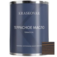 Масло для террас Kraskovar (Красковар) Deco Oil Terrace Антрацит 0,75 л, 1900002207