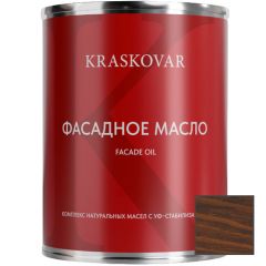 Масло для фасада Kraskovar (Красковар) Deco Oil Fasade Сандал 0,75 л, 1900002221
