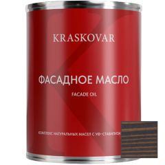 Масло для фасада Kraskovar (Красковар) Deco Oil Fasade Антрацит 0,75 л, 1900002222