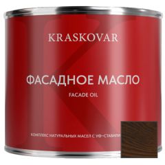 Масло для фасада Kraskovar (Красковар) Deco Oil Fasade Брауни 2,2 л, 1900002223