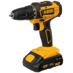 Аккумуляторная дрель-шуруповерт Denzel (Дензель) CDL-18-02BM Li-Ion 18 В (26116)