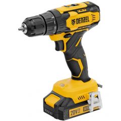 Аккумуляторная дрель-шуруповерт Denzel (Дензель) CDQ-20 Li-Ion 20 В (26118)