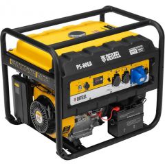 Генератор бензиновый Denzel (Дензель) PS 80 EA 8.0 кВт, коннектор автоматики, электростартер (946924)