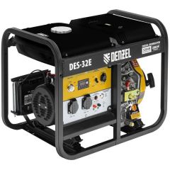 Генератор дизельный Denzel (Дензель) DES-32E 3,2 кВт, электростартер (94412)