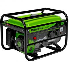 Генератор бензиновый СибрТех (Sibrteh) БС-3500, 3.2 кВт, четырехтактный, ручной стартер (94544)