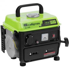 Генератор бензиновый СибрТех (Sibrteh) БС-950, 0.8 кВт, 2-х тактный, ручной стартер (94665)