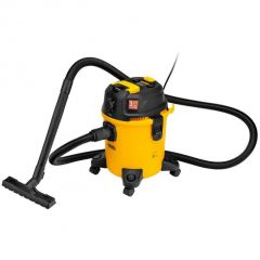 Пылесос строительный Denzel (Дензель) RVC20 1400 Вт 20 л розетка с автосинхр. (28202)