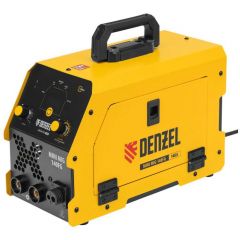Инверторный сварочный аппарат Denzel (Дензель) Mini MIG-140FG, 140 А, полуавтоматической сварки (94322)