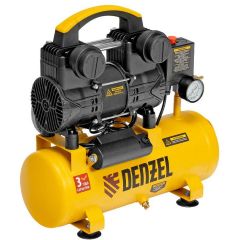 Компрессор безмасляный малошумный Denzel (Дензель) DLP-950/10 950Вт (58141)