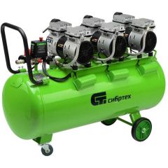 Компрессор безмаслянный малошумный Сибртех (Sibrteh) МБ 2250/100 2250 Вт (58008)