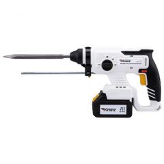 Перфоратор аккумуляторный SDS-plus 2.2Дж 1х4А.ч в кейсе Kranz KR-PT-120