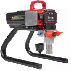 Окрасочный аппарат Yokiji (Йокийи) YKJ 120 комплектация: аппарат, шланг 15 метров, безвоздушный краскопульт, сопло 517, удочка 45 см.