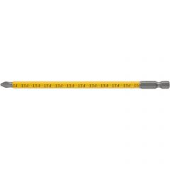 Биты Fit (Фит) кованые, сталь S2, односторонние 150 мм PH2, Профи 10 шт, блистер 57530