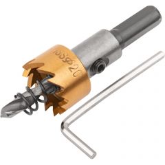 Коронка Fit (Фит) кольцевая по металлу, HSS сталь, титановое покрытие 20 мм 36860