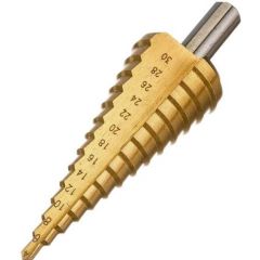 Сверло ИПК (IPK) ступенчатое ф4-30 мм, шаг 2 мм TIN (Подвес/Блистер ИПК)