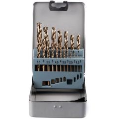 Набор сверл ИПК (IPK) по металлу НСК25 от 1 до 13 шаг 0,5, 25 шт. Р6М5К5 А1