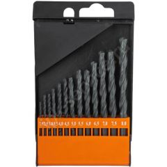 Набор сверл ИПК (IPK) по металлу НС40 от 2 до 8 шаг 0,5, 13 шт. Р6М5