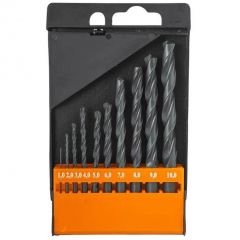 Набор сверл ИПК (IPK) по металлу НС12: от 1,6 до 8,5, 7 шт. Р6М5