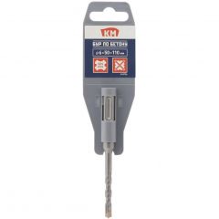 Бур по бетону КМ (КМ) SDS-plus 6х110 мм 815726