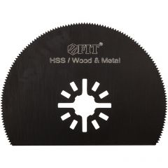 Полотно Fit (Фит) пильное фрезерованное дисковое прямое, Bi-metall Co 8%, 80х0,65 мм 37929