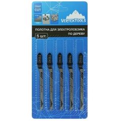 Полотно для электролобзика VertexTools (Вертекстулс) 5 шт T101AO