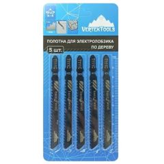 Полотно для электролобзика VertexTools (Вертекстулс) 5 шт Т111С