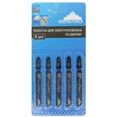Полотно для электролобзика VertexTools (Вертекстулс) 5 шт T118A