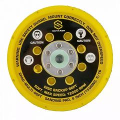 Опора для шлифовальной машинки Schtaer (Штаер) 6pad-MULTI-SOFT 150 мм, 15 отверстий