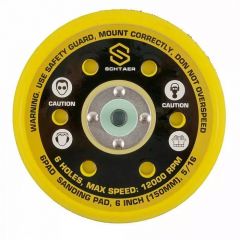 Опора для шлифовальной машинки Schtaer (Штаер) 6pad 150 мм, 6 отверстий