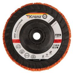 Круг зачистной CERAMIC 125хМ14 быстрая уст. адаптер коралл Kranz KR-90-0030-1