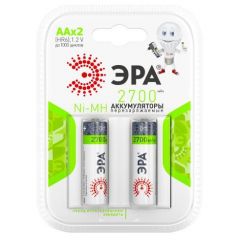 Аккумулятор Эра AA/HR6 2700мА.ч HR6-2BL (блист.2шт) C0038458 ERA