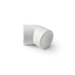 Угольник полипропиленовый 45 градусов Pro Aqua (Про Аква) PP-R Белая, D 90 мм PA13522P