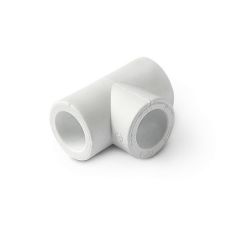 Тройник полипропиленовый Pro Aqua (Про Аква) PP-R Белая, D 63 мм PA14018P